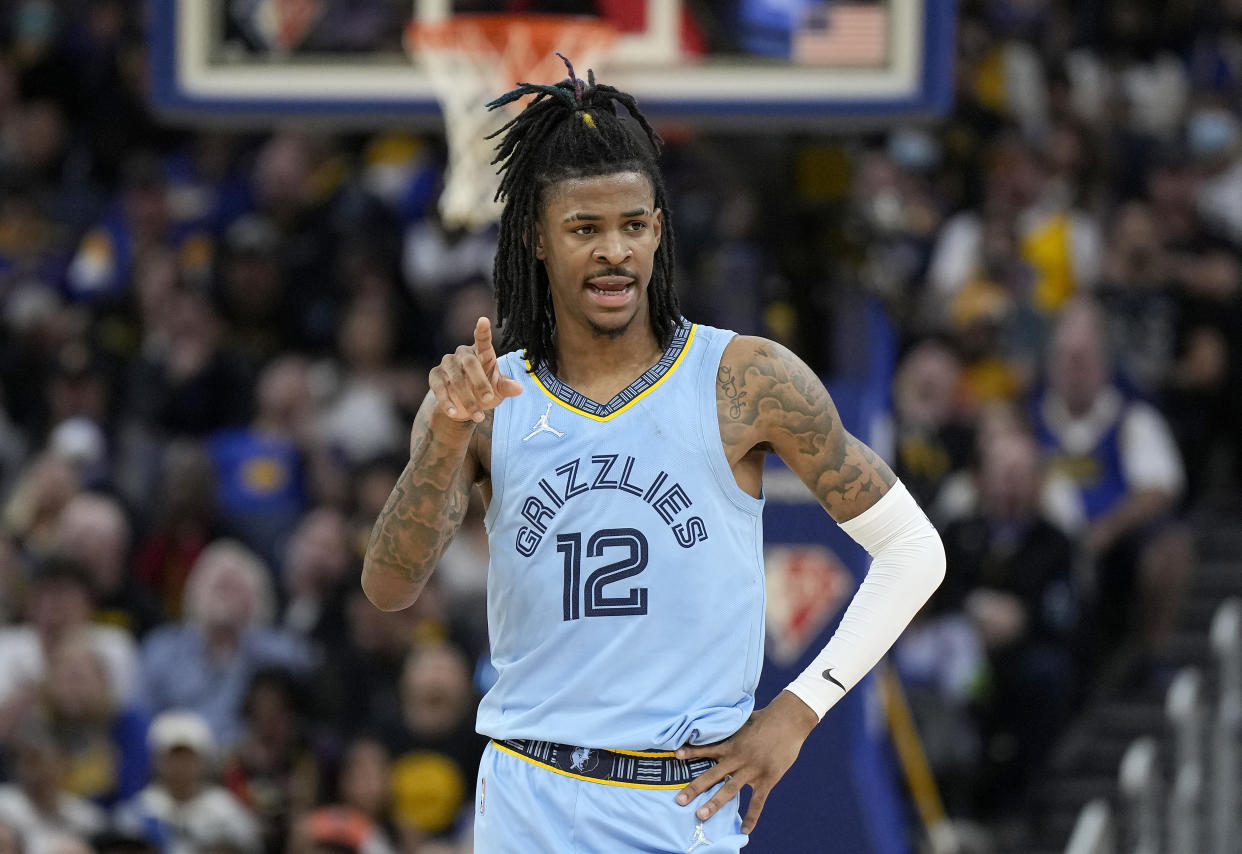 Memphis Grizzlies point guard Ja Morant made the All-NBA second team in just third season. (Thearon W. Henderson/Getty Images)