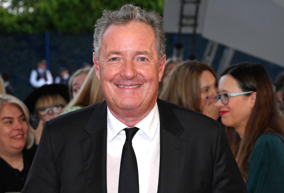Piers Morgan on the red carpet at the NTAs 2023. (Getty Images)