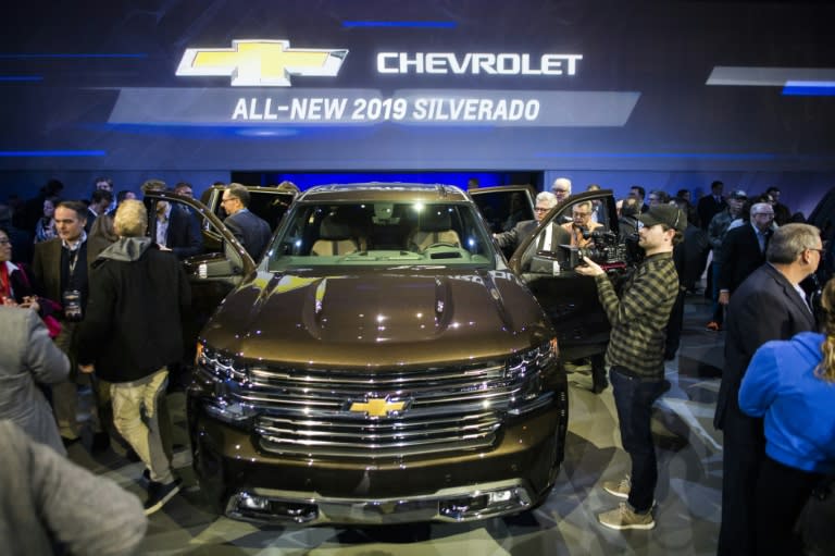 The 2019 Chevrolet Silverado is unveiled during the 2018 North American International Auto Show in Detroit, Michigan