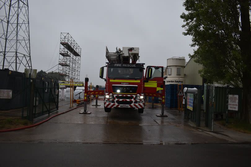 The fire caused damage to electrical wiring within machinery and a large amount of sawdust