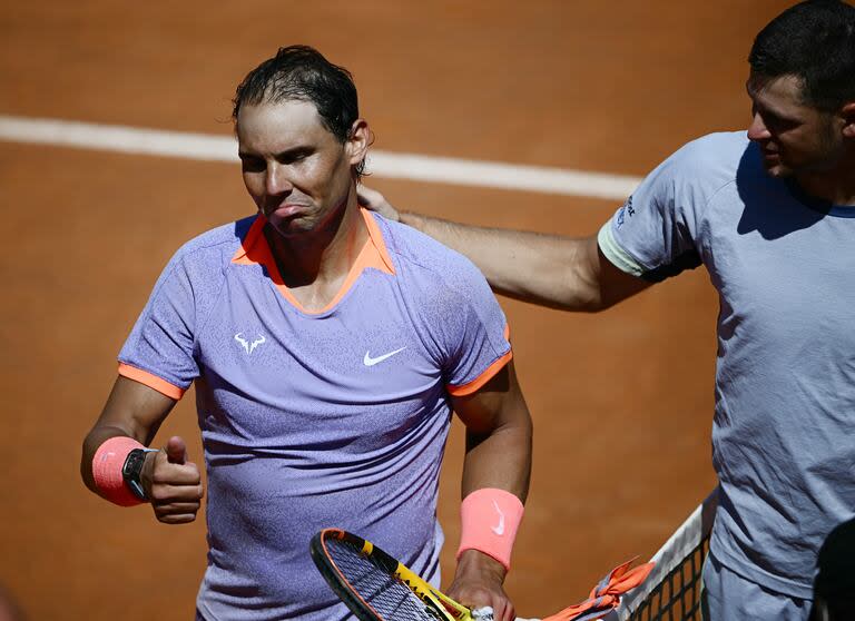 Rafael Nadal perdió con el polaco Hubert Hurkacz y quedó eliminado del Abierto de Roma en la segunda ronda; se despidió con una gran frustración