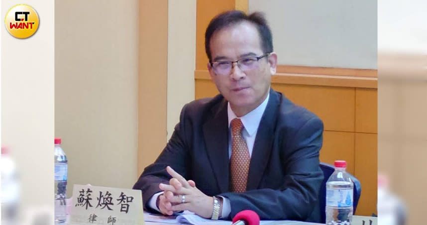 台灣維新召集人蘇煥智表示，「不信任案」用在總統制，其實是牛頭不對馬嘴。（圖／甯其遠攝）