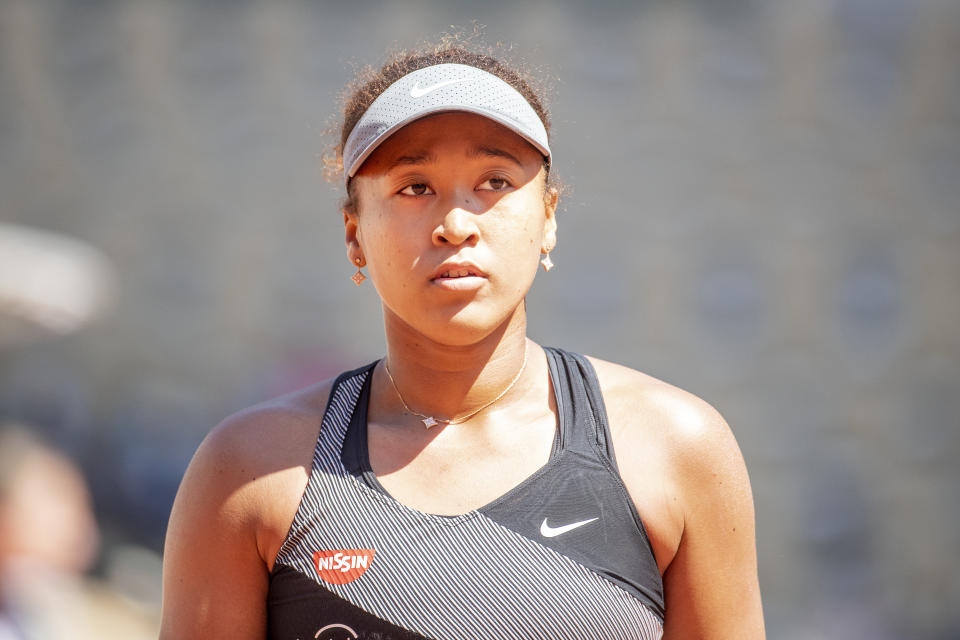 Seen here, Naomi Osaka at the French Open in 2021.