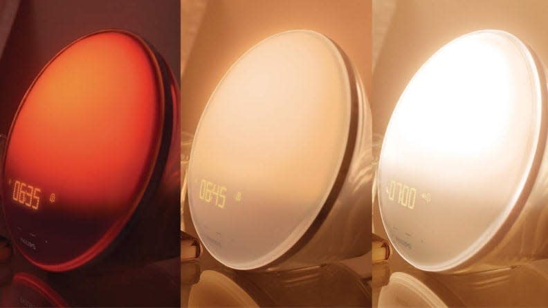 Let the Philips Wake-Up Light Therapy Alarm Clock gently wake you up each morning.