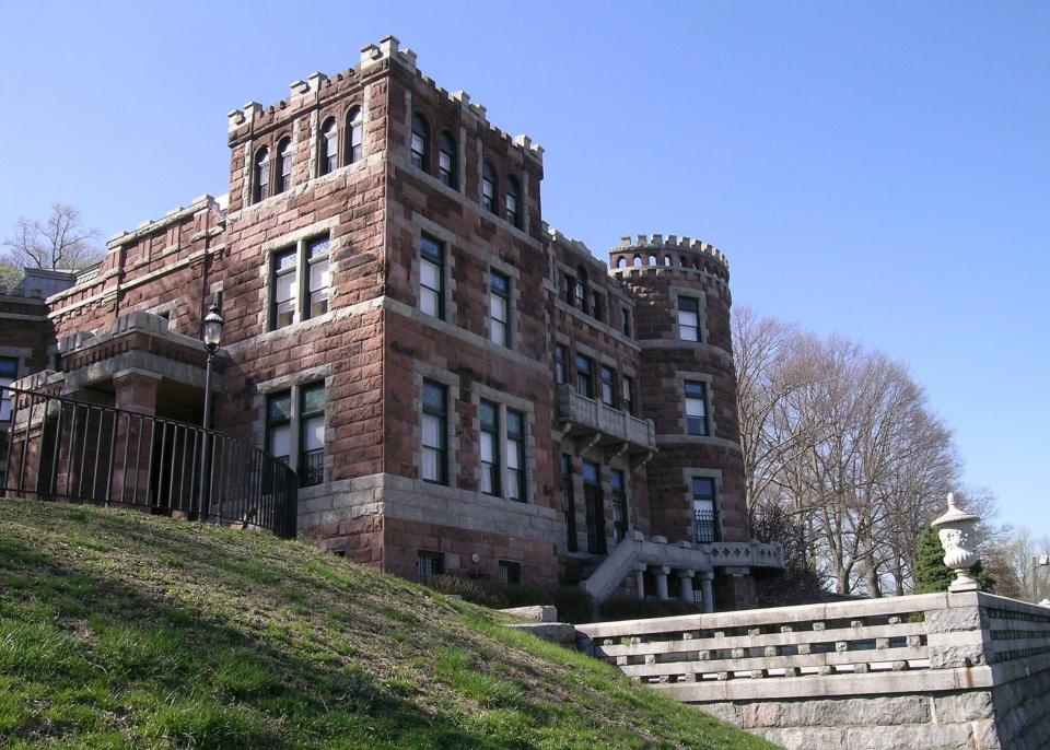 Lambert Castle in Paterson basks under a blue sky on Feb. 12, 2015.