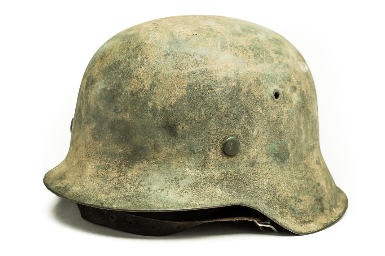 Vintage military helmet