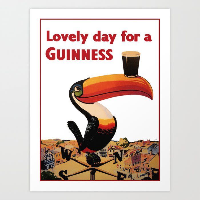 18) Vintage Guinness Poster