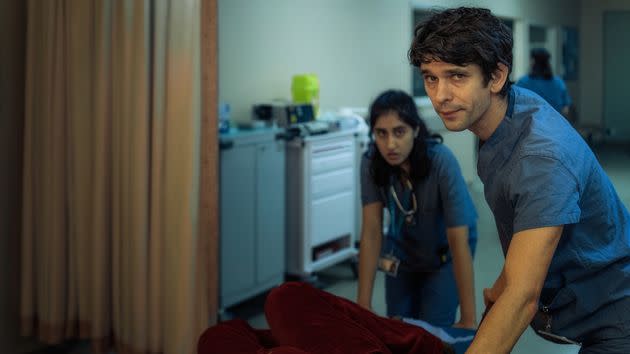 Ambika Mod and Ben Whishaw in This Is Going To Hurt