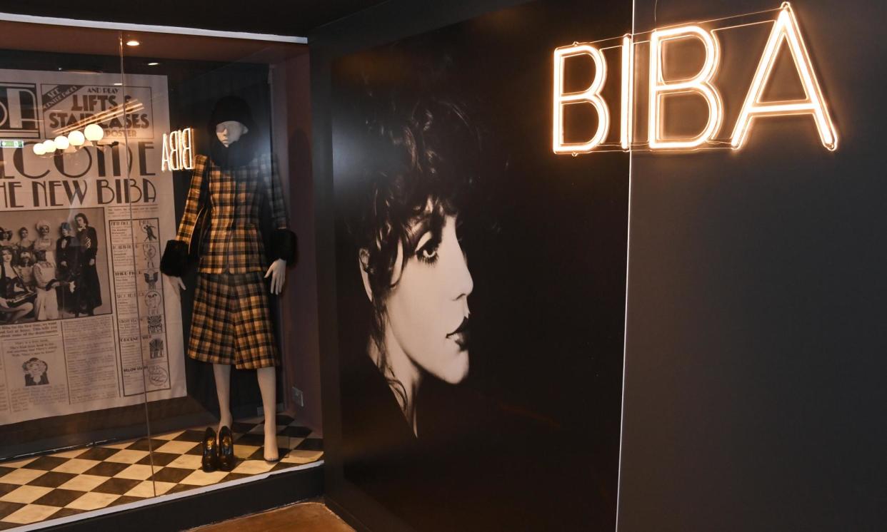 <span>A glimpse inside The Biba Story exhibition at the Fashion and Textile Museum in London.</span><span>Photograph: Dave Benett/Getty</span>