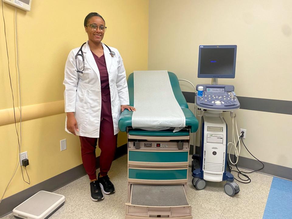 Thanks to Operation Achieve, Navy veteran Wynika Moreira was able to earn the credentials of a Certified Family Nurse Practitioner and was hired at CenterPlace Health.