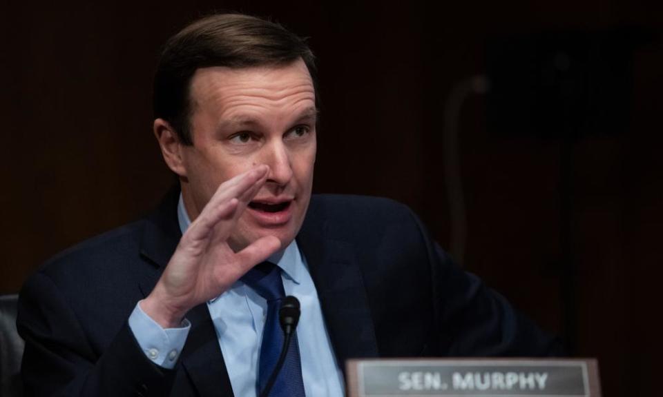 Chris Murphy, Democrat of Connecticut, speaks on Capitol Hill last month.