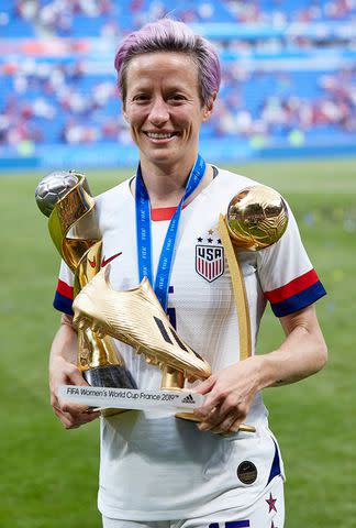 <p>Quality Sport Images/Getty</p> Megan Rapinoe