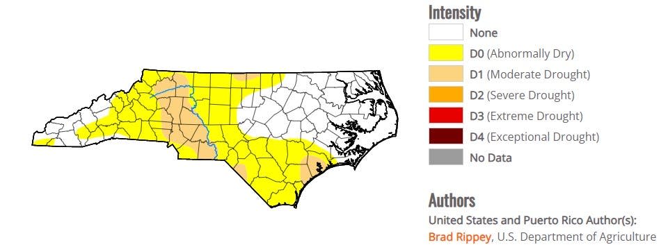 January's rain and snow have helped dent dry conditions in the region.