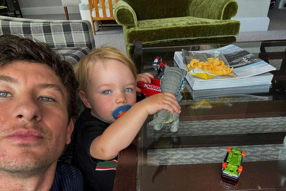 <p>Barry Keoghan/Instagram</p> Barry Keoghan and his son Brando