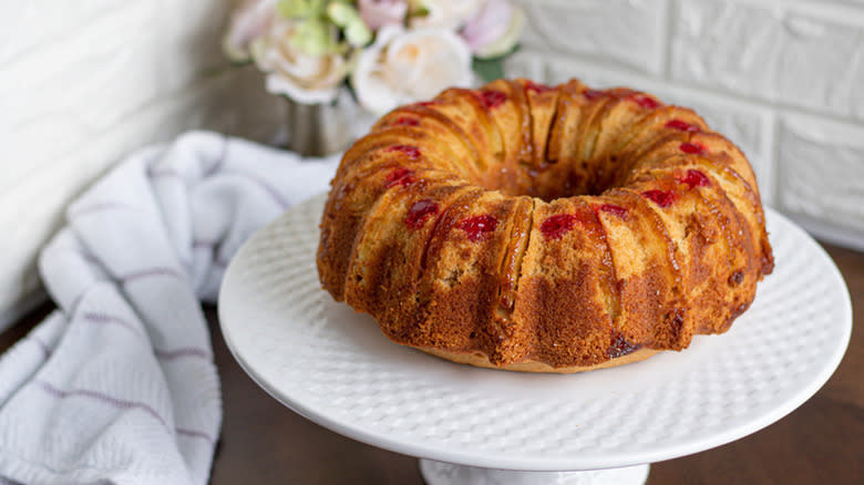 Pineapple Upside Down Bundt Cake