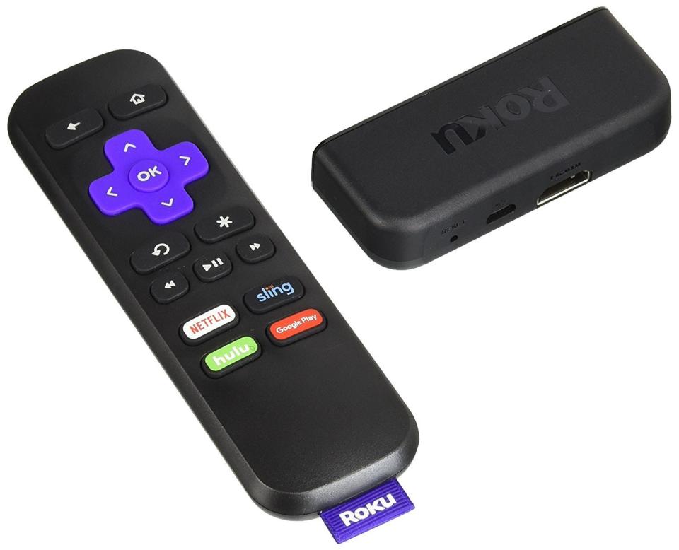 Stream all of your favorites, like Netflix, Amazon Prime and HBO.&nbsp;<br /><strong>Price: <a href="https://www.amazon.com/Roku-Express-HD-Streaming-Player/dp/B01LXJA5JD/" target="_blank">$30</a></strong>