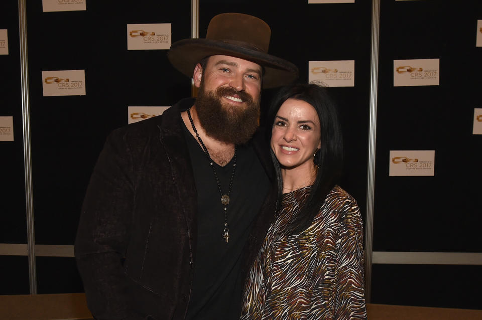 Zac Brown and Shelly Brown attend CRS 2017 in Nashville. (Photo: Rick Diamond/Getty Images for CRS)