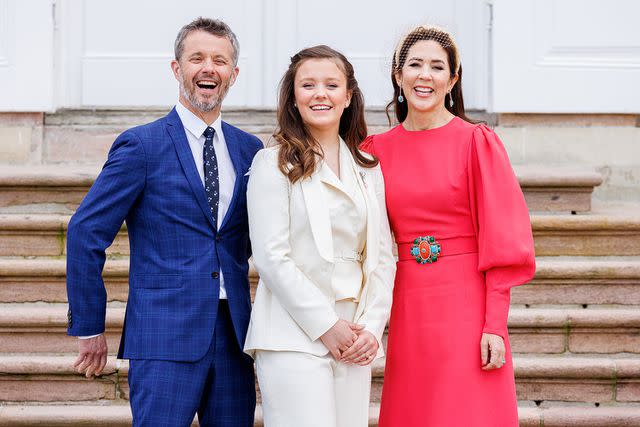 Patrick van Katwijk/Getty Crown Prince Frederik of Denmark and Queen Mary with their daughter Princess Isabella