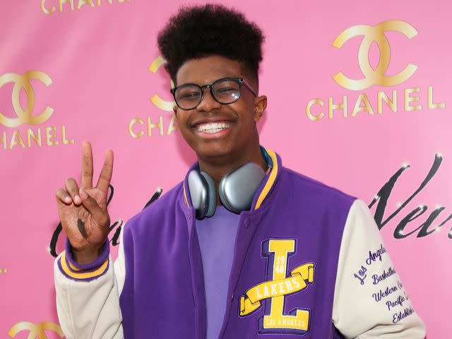 <p>Paul Archuleta/Getty</p> Terry Crews' son, actor Isaiah Crews, at an event in Hollywood, California on May 1, 2022