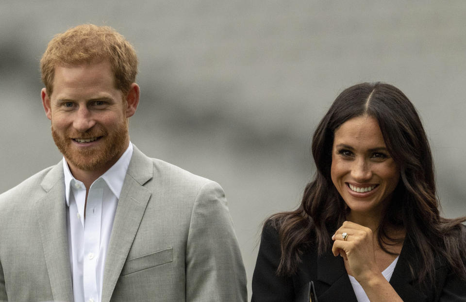 Prince Harry and Meghan Markle, the Duke and Duchess of Sussex, announced last week that they would be stepping back as senior members of the British royal family. (Photo: zz/KGC-178/STAR MAX/IPx)