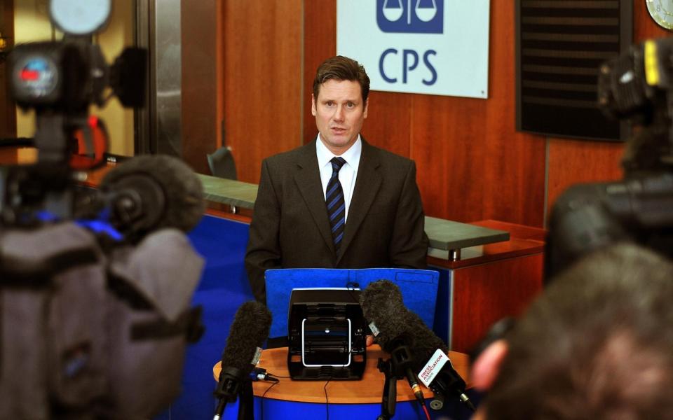 Sir Keir Starmer as DPP at the CPS