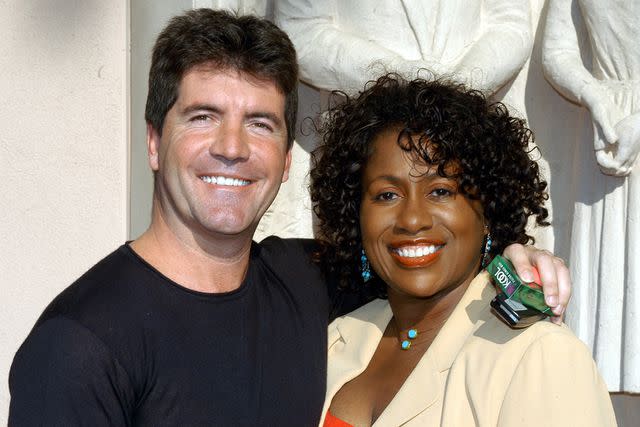 <p>Michel Boutefeu/Getty Images</p> Simon Cowell (L) and Debra Byrd (R)