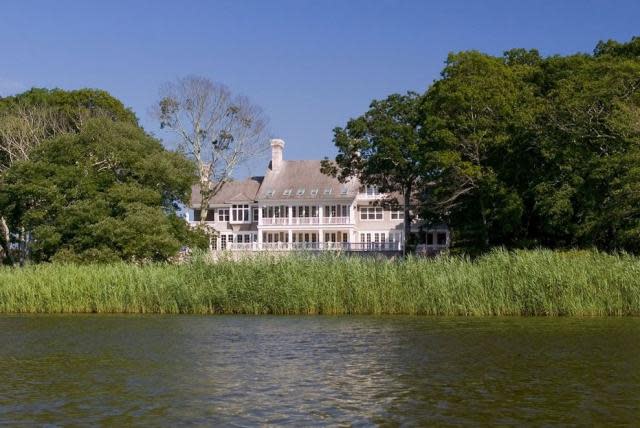 2) It sits on two acres with 203 feet of frontage on Georgica Pond.