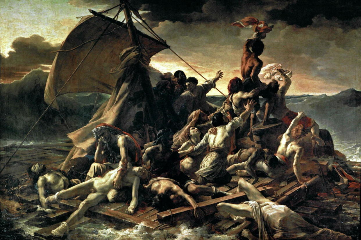 « Le Radeau de La Méduse » est une peinture à l'huile sur toile, réalisée entre 1818 et 1819 par le peintre romantique Théodore Géricault (1791-1824).  - Credit:www.alamy.com / Alamy Stock Photo / Abaca