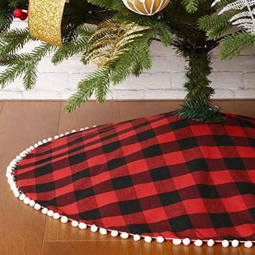 Buffalo Plaid Christmas Tree Skirt