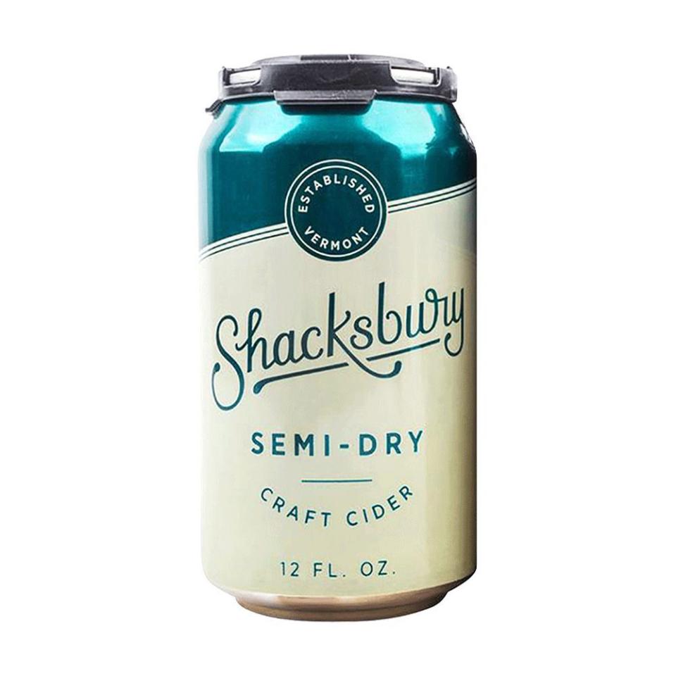 2) Shacksbury Semi-Dry Hard Cider (4-Pack)