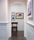 <p> Mark Williams and Niki Papadopoulos of Mark Williams Design, say: &apos;Hallways need to provide good flow, but they are also important visual destinations, especially in homes with more open plans. Where possible anchor the termination of a hallway with a substantial piece of art, wall decor, or furniture.&#xA0; </p> <p> This technique provides added depth and interest to explore what lies beyond. To create greater design continuity, consider adding ceiling-mounted lighting that complements or mirrors a larger light fixture in an adjoining room.&#x2019; </p>