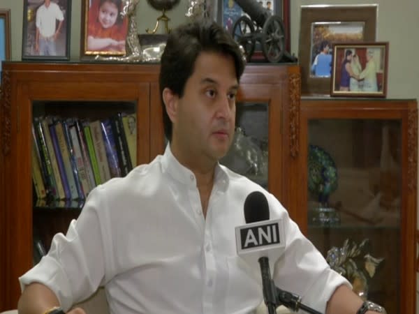 BJP MP Jyotiraditya Scindia speaking to ANI in New Delhi on Wednesday. [Photo/ANI]