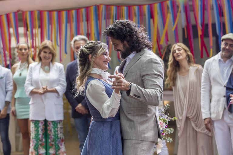 Valeria (Jorgelina Aruzzi) y uno de los grandes momentos de este final: su boda con Nicolás (Luciano Castro)