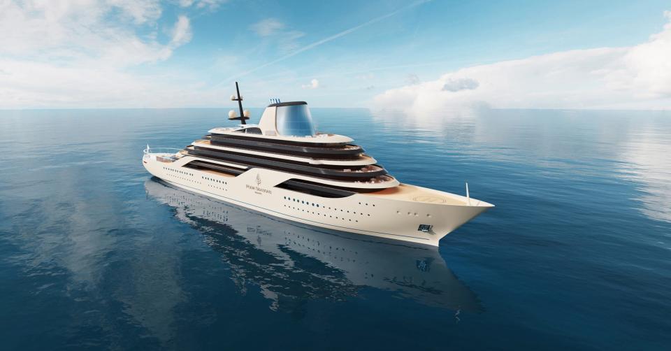 The brand's first yacht will feature 14 decks.