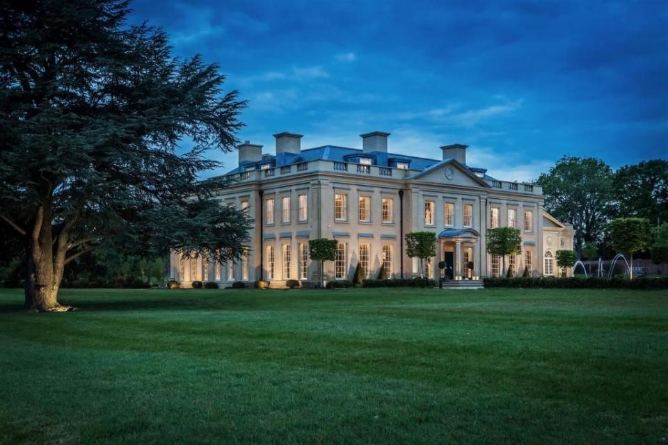 <p>This sprawling property really is quite the head-turner. On the market for an eye-watering £30 million, it has 10 bedrooms, 11 bathrooms, an indoor swimming pool, gym, wine cellars, six reception rooms and over 30 acres of land. We can all dream, right? </p><p><a href="https://www.rightmove.co.uk/properties/63271434#/" rel="nofollow noopener" target="_blank" data-ylk="slk:This property is currently on the market for £30,000,000 via House Partnership at Rightmove;elm:context_link;itc:0;sec:content-canvas" class="link ">This property is currently on the market for £30,000,000 via House Partnership at Rightmove</a>. </p>