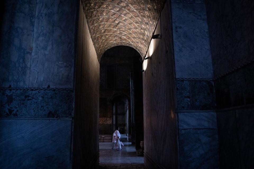 Inside the colossal structure - getty