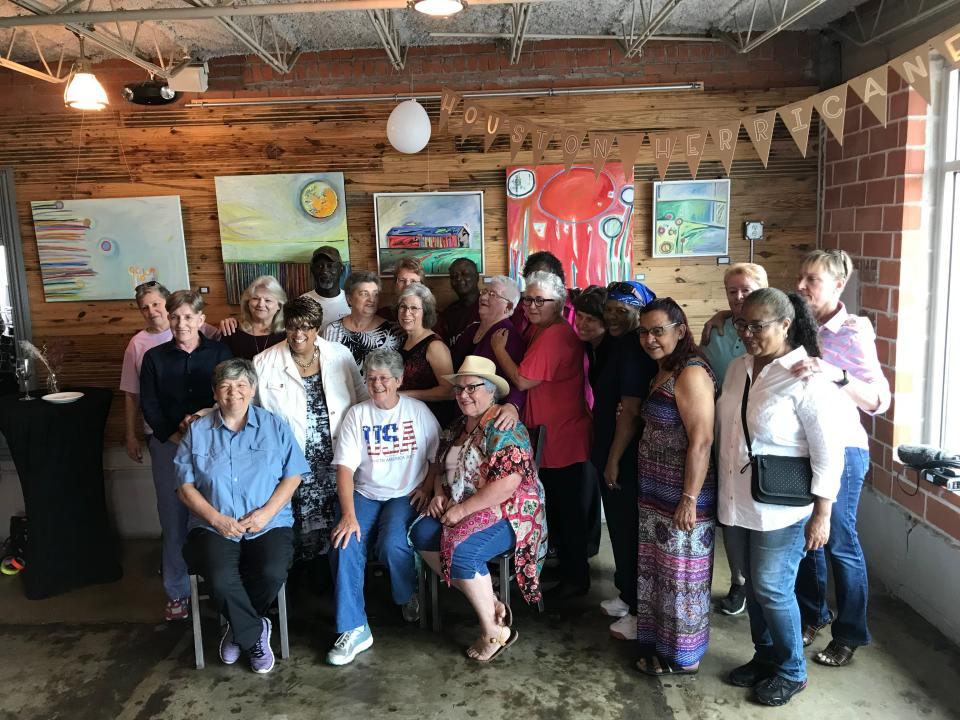 Members of the Houston Herricanes gather for a reunion