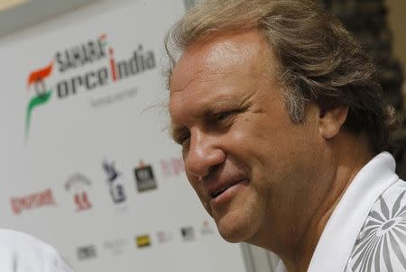 Force India Formula One team's deputy principal Bob Fernley is seen at the Bahrain International Circuit in Sakhir, south of Manama April 20, 2012. REUTERS/Hamad I Mohammed