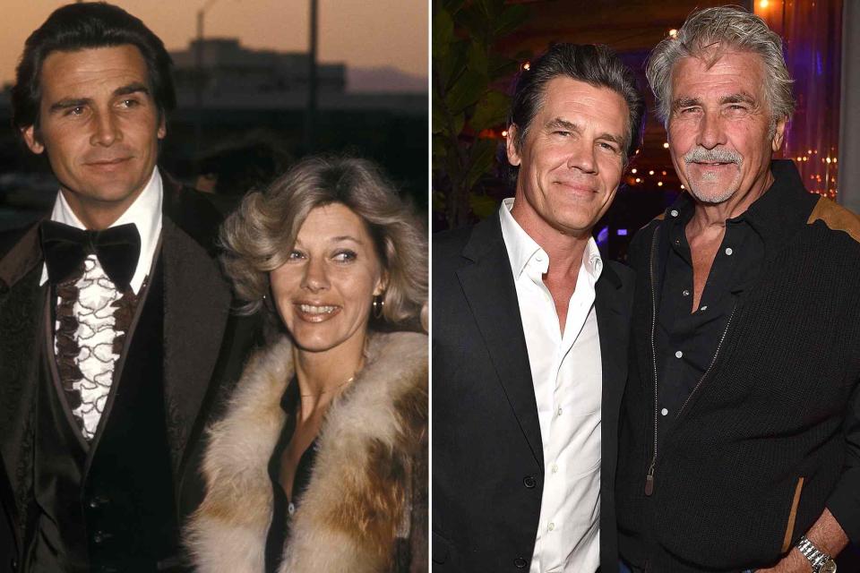 <p>Ron Galella/Ron Galella Collection/Getty ; Kevin Mazur/WireImage</p> James Brolin and Jane Cameron Agee attend the Second Annual People