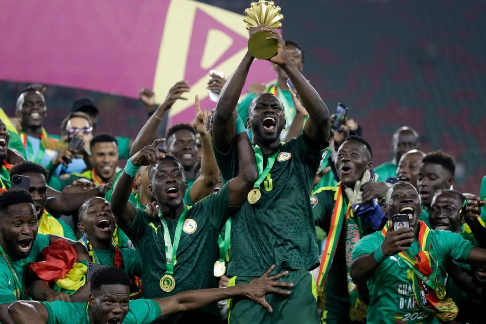 Senegal won the Africa Cup of Nations in 2022  (AP)
