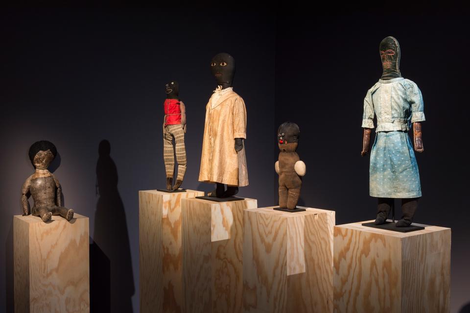 La Maison Rouge gallery’s exhibition “Black Dolls: The Deborah Neff Collection” is on view through May 20.