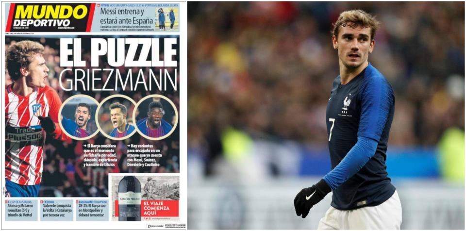 Griezmann linked with Barcelona move