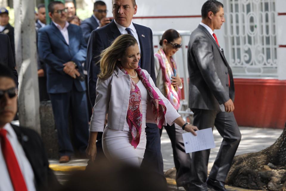 FOTOS: AMLO y Chrystia Freeland acaparan reflectores en México