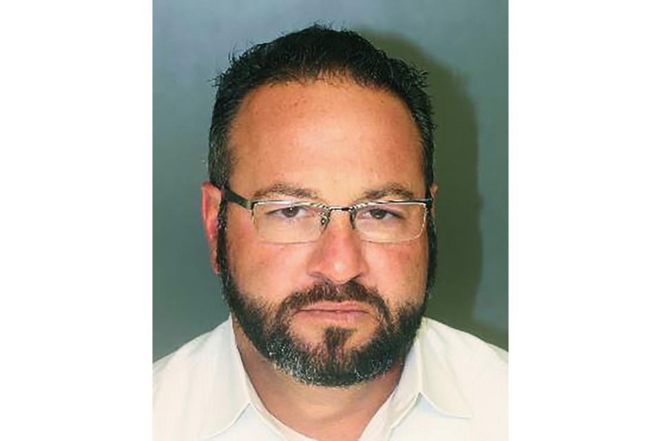 This undated photo provided by the Colleton County Sheriff's Office shows Colleton County Sheriff Robert Anderson Strickland Jr. The South Carolina Law Enforcement Division says Strickland was charged Saturday, Nov. 9, 2019, with second-degree domestic violence for an alleged Thursday incident. (Colleton County Sheriff's Office via AP)