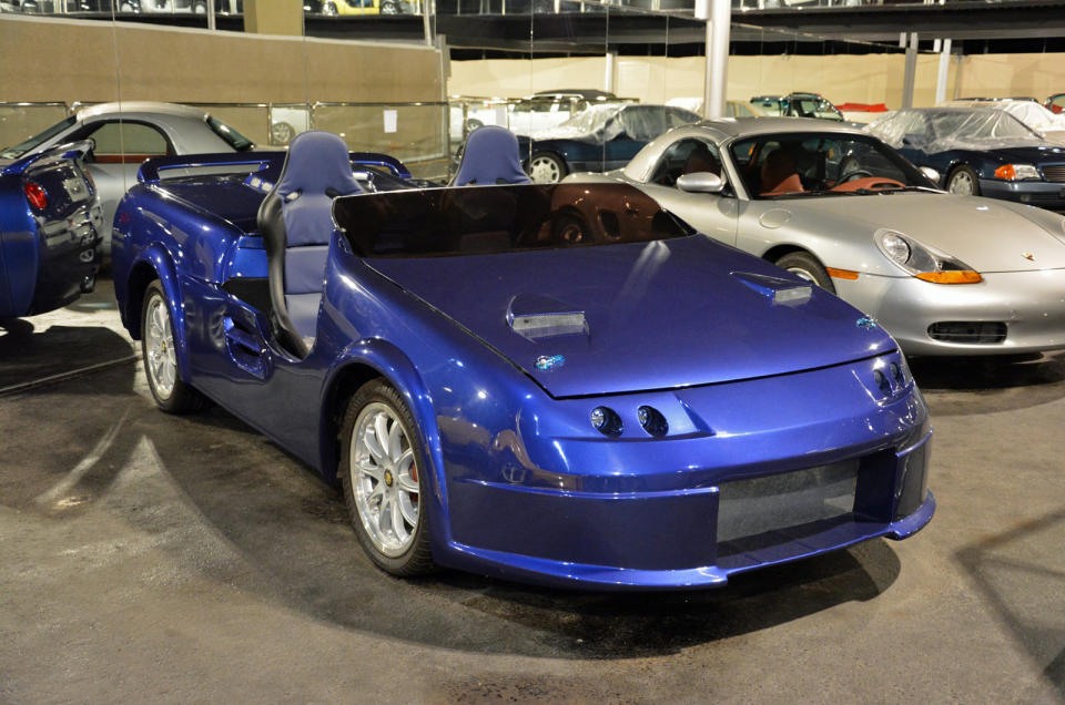 <p>This <strong>puzzling roadster</strong> is called Endurance. It’s a two-seater that was built in Japan in 1998, and it’s likely based on an existing car, but additional information about it seems completely lost to history. Providing information about the cars on display is not one of the Emirates museum’s strong points.</p>