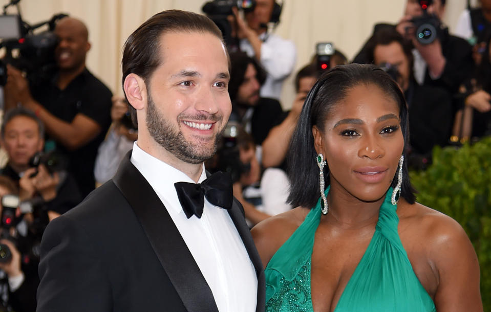 Serena Williams’ husband Alexis Ohanian got her four billboards to celebrate her return to tennis. (Getty Images)