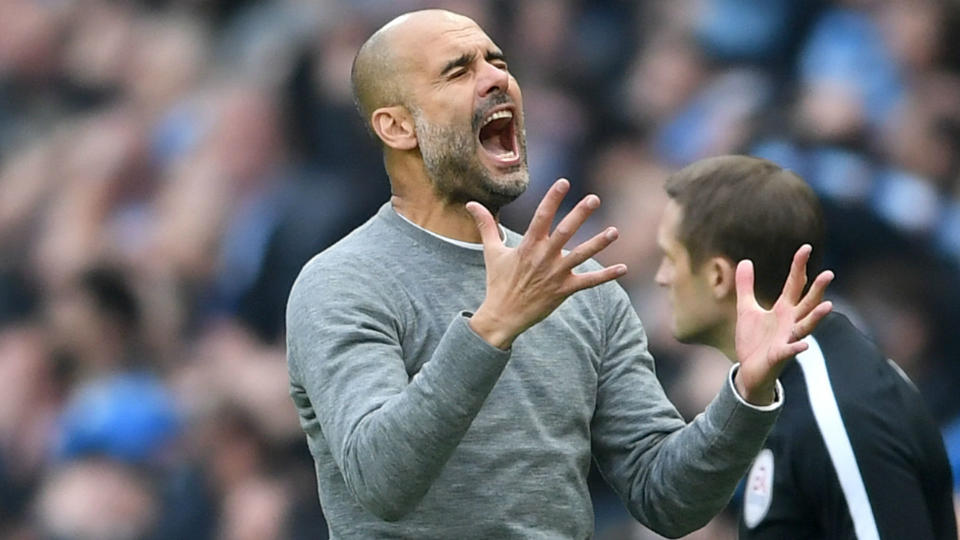 Pep Guardiola went through the full range of emotions as Manchester City lost to United and saw their title party put on hold