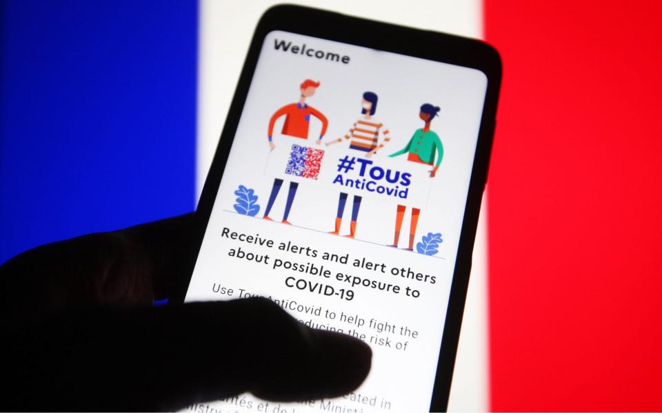 France's Covid tracking app - Shutterstock