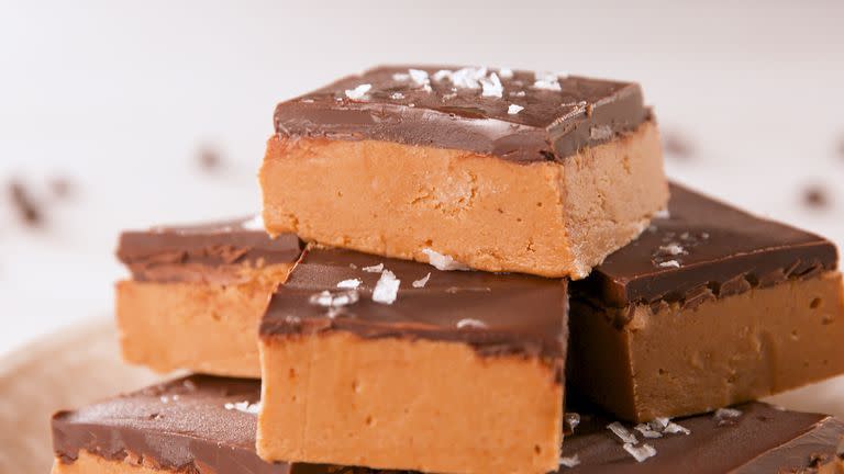 10) Keto Peanut Butter Squares