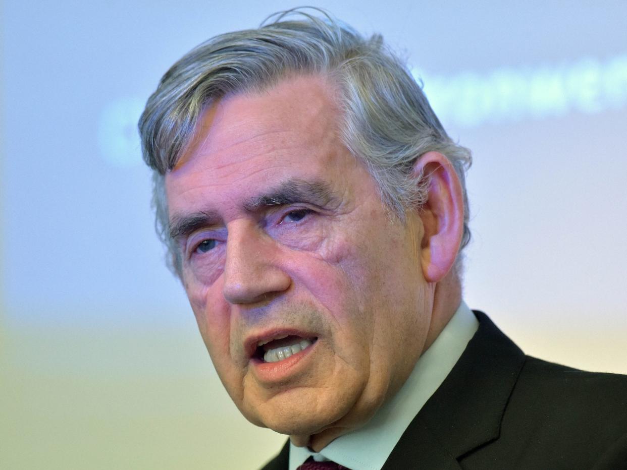 Former prime minister Gordon Brown: PA